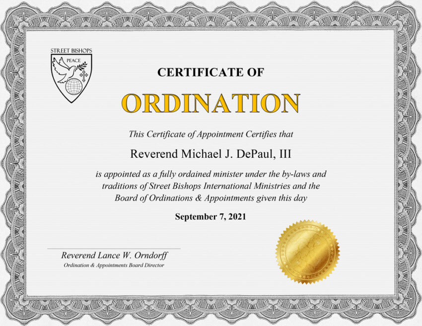 Get Ordained